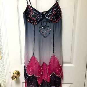 Vintage Heatherette Sequined Dress by Patricia Field Dress Sz 4
